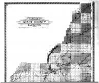 Grant County Outline Map - Above, Grant County 1917